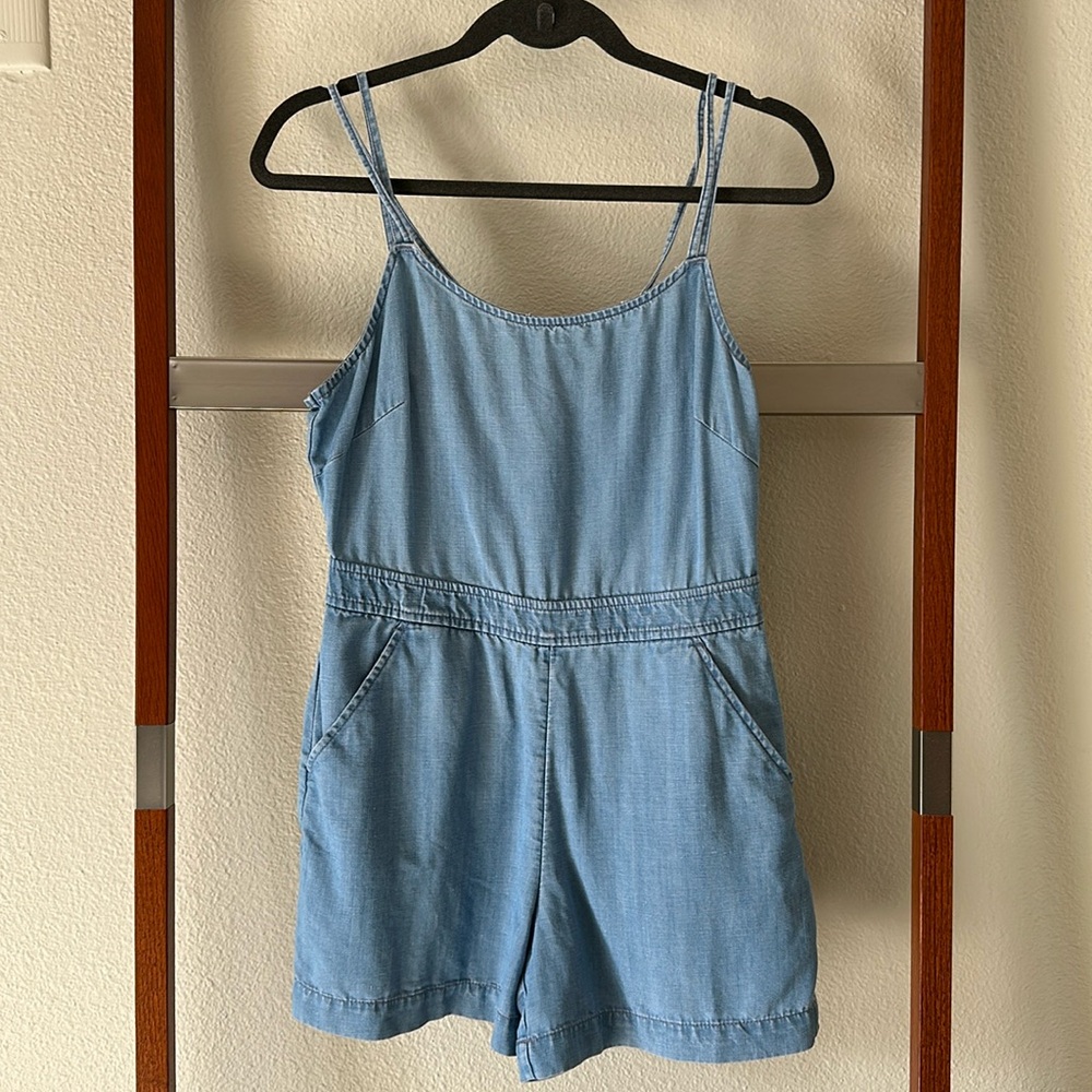 Loft Chambray Romper
